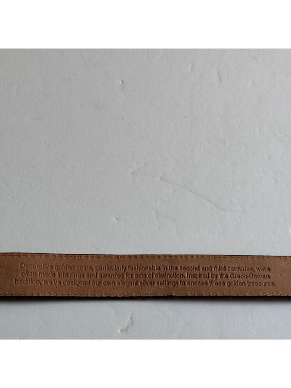 Brighton Brown Leather Belt Museum Collection M 37809 Sphinx Pegasus Vintage 90s - Picture 13 of 16